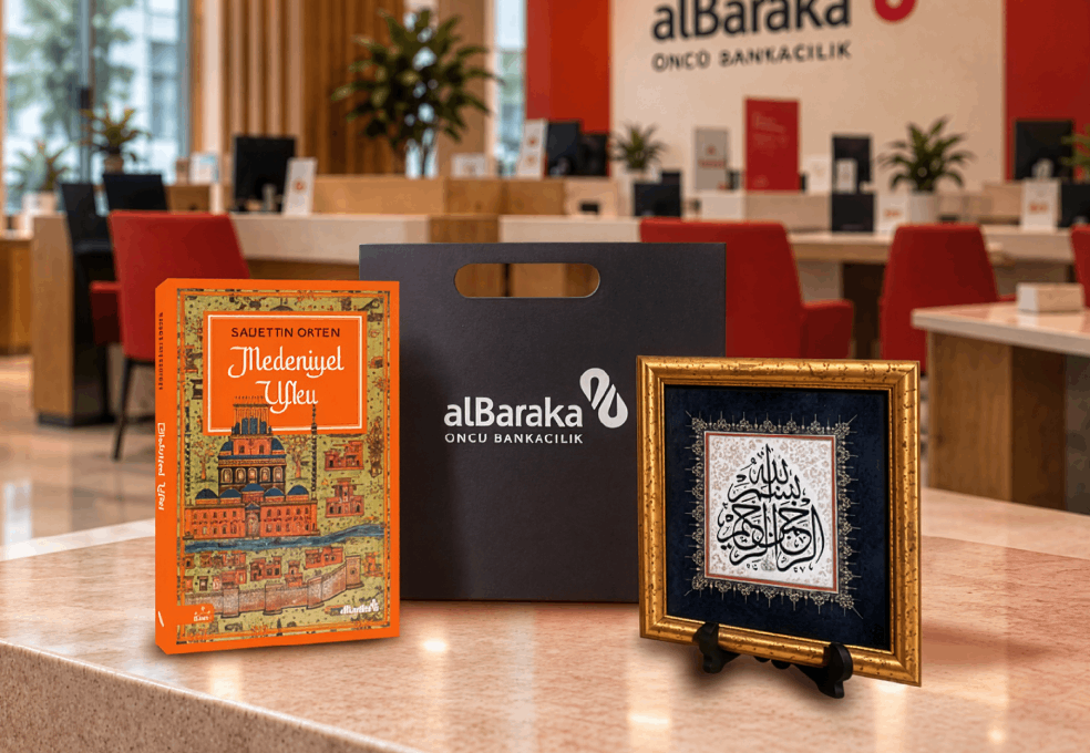 Albaraka: Albaraka Türk'e ilk kez müşteri olana kitap ya da hat sanatı levhası hediye